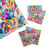 Hand-painted placemats and coasters, 'Springtime Hearts' (set for 4) - 8-Piece Hand-Painted Placemat & Coaster Set with Heart Motif