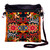 Embroidered silk sling, 'Iroki Summer Garden' - Iroki Embroidered Traditional Silk Sling in Warm Palette