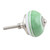 Ceramic knobs, 'Green Palace' (set of 6) - Set of 6 Ceramic Knobs in a Green Hue Handcrafted in India