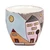 Ceramic mug, 'Starry Urbanism' - Cityscape-Themed Whimsical Green and Grey Ceramic Mug