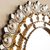Mohena wood wall mirror, 'Peruvian Lily' - Antiqued Round Mohena Wood Wall Mirror from Peru