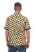 Men's batik cotton shirt, 'Bold and Confident' - Triangle Motif Men's Batik Cotton Shirt from Bali