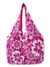 Cotton hobo shoulder bag, 'Pink Wilderness' - Cotton hobo shoulder bag