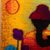 Alpaca-blend tapestry, 'Indigenous Girl in Spring' - Alpaca Blend Hand Woven Tapestry of Indigenous Girl