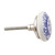 Ceramic knobs, 'Blue Imagination' (set of 6) - Set of 6 Handcrafted Blue Ceramic Knobs with Unique Patterns