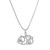 Sterling silver pendant necklace, 'Little Panda' - Handmade 925 Sterling Silver Panda Pendant Necklace Thailand