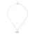Sterling silver pendant necklace, 'Little Panda' - Handmade 925 Sterling Silver Panda Pendant Necklace Thailand