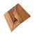 Teak wood puzzle, 'Enchanting Pyramid' - Handcarved Teak Wood Pyramid Puzzle from Java