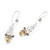 Citrine dangle earrings, 'Beautiful Vines' - Citrine and 925 Silver Vine Motif Dangle Earrings from Bali