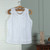 Camiseta de tanques de algodón bordado, 'Boho Romance in White' - Camiseta Sin Mangas De Algodón Blanco Nieve Con Bordado Floral