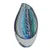 Handblown art glass vase, 'Carnival Color Fantasy' (6 inch) - Collectible Handblown Murano Inspired Art Vase (6 Inch)