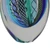 Handblown art glass vase, 'Carnival Color Fantasy' (6 inch) - Collectible Handblown Murano Inspired Art Vase (6 Inch)
