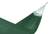 Cotton hammock, 'Ipanema Palm' (double) - Brazilian Solid Green Cotton Fabric Hammock (Double)