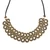 Gold-accented golden grass pendant necklace, 'Green Braids' - 18k Gold-Accented Golden Grass Pendant Necklace in Green
