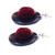 Pendientes colgantes de cuerno y madera con detalles dorados - Pendientes colgantes de madera y cuerno con detalles florales dorados de Brasil