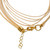 Gold-accented wood and horn pendant necklace, 'Marigold Floral Splendor' - Gold-Accented Wood & Horn Handmade Floral Pendant Necklace