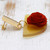 Gold-accented wood and horn dangle earrings, 'Rose Luxury' - 18k Gold-Accented Wood and Horn Rose Dangle Earrings