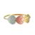Gold cocktail ring, 'Gleaming Hearts' - Heart-Shaped 10k Gold Cocktail Ring from Brazil