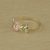 Gold cocktail ring, 'Gleaming Hearts' - Heart-Shaped 10k Gold Cocktail Ring from Brazil