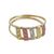 Gold cocktail ring, 'Parallel Bars' - Handcrafted 10k Gold Cocktail Ring from Brazil