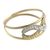 Yellow and white gold band ring, 'Ad Infinitum' - White and Yellow 10k Gold Infinity Symbol Band Ring