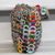 Recycled aluminum pop-top wristlet, 'Eco-Friendly Rainbow' - Colorful Recycled Aluminum Pop-Top Wristlet from Brazil