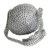 Soda pop-top shoulder bag, 'Silvery Mandala' - Silvery Mandala Crocheted Soda Pop-Top Shoulder Bag