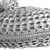 Soda pop-top shoulder bag, 'Silvery Mandala' - Silvery Mandala Crocheted Soda Pop-Top Shoulder Bag
