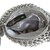 Soda pop-top shoulder bag, 'Silvery Mandala' - Silvery Mandala Crocheted Soda Pop-Top Shoulder Bag