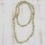 Collar de cuentas prehnite - Collar de cuentas de prehnita verde de Brasil