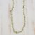 Collar de cuentas prehnite - Collar de cuentas de prehnita verde de Brasil
