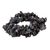 Obsidian beaded stretch bracelets, 'Stormy Trio' (set of 3) - Obsidian Chip Beaded Stretch Bracelets (Set of 3)