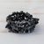 Obsidian beaded stretch bracelets, 'Stormy Trio' (set of 3) - Obsidian Chip Beaded Stretch Bracelets (Set of 3)