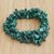 Malachite beaded stretch bracelets, 'Green Trio' (set of 3) - Set of Three Malachite Beaded Stretch Bracelets from Brazil
