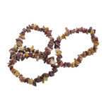 Jasper beaded stretch bracelets, 'Jasper Trio' (set of 3) - Three Jasper Beaded Stretch Bracelets from Brazil