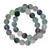 Fluorite beaded stretch bracelets, 'Lake Planets' (set of 2) - Set of Two Handcrafted Fluorite Beaded Stretch Bracelets