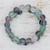 Fluorite beaded stretch bracelets, 'Lake Planets' (set of 2) - Set of Two Handcrafted Fluorite Beaded Stretch Bracelets