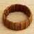 Jasper beaded stretch bracelet, 'Darling Earth' - Natural Jasper Beaded Stretch Bracelet from Brazil