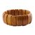 Jasper beaded stretch bracelet, 'Darling Earth' - Natural Jasper Beaded Stretch Bracelet from Brazil