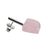 Rose quartz jewelry set, 'Pink Sugar' - Rhodium Plated Necklace and Earrings With Rose Quartz