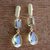 Gold-plated citrine dangle earrings, 'Brilliant Decision' - Citrine Dangle Earrings with 18k Gold Plate