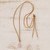 Rose quartz pendant necklace, 'Gemstone Mystique' - Brazilian Handcrafted Rose Quartz Pendant Necklace