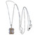 Smoky quartz pendant necklace, 'Mysticism' - Square Cut Brazilian 4 Ct Smoky Quartz Pendant Necklace