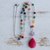 Multi-gemstone pendant necklace, 'Hot Pink in Springtime' - Brazilian Hot Pink Quartz & Multi-Gemstone Necklace