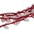 Rose quartz pendant necklace, 'Pink Crochet' - Rose Quartz 4 Strand Crochet Necklace from Brazil