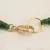 Collar colgante de aventurina - Collar con colgante de crochet de 4 hilos de aventurina de Brasil