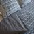 Block-printed duvet cover set, 'Rajasthani Grey' (3 pieces) - Block-Printed Duvet Cover and Sham Set (3 Pieces)