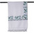 Wool shawl, 'Pearl Grey Glory' - Rayon-Embroidered Woven Wool Shawl in Grey and Turquoise