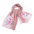 Hand-painted silk scarf, 'Garden Delight' - Armenian Beige Silk Scarf with Hand-Painted Floral Motifs