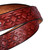 Men's leather belt, 'Noble Gentleman' - Men's Classic Brown Leather Belt with Antique Golden Buckle